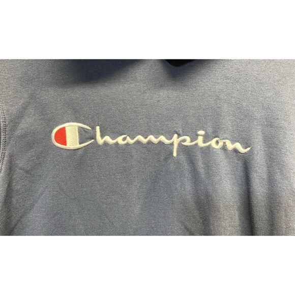 Champions Boys Navy Logo Hooded Sweatshirt Size XL - Picture 2 of 8